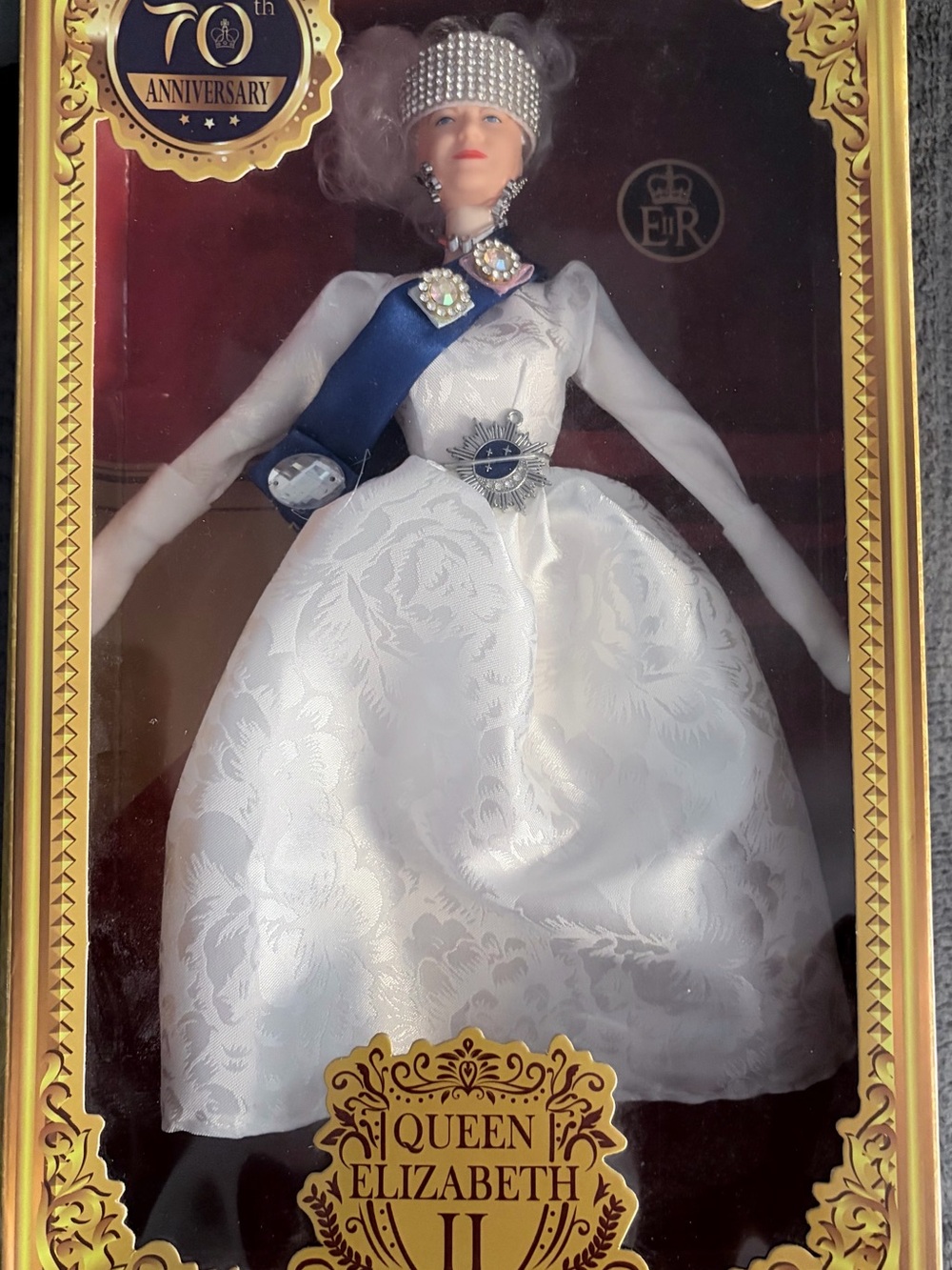 Queen Elizabeth II platinum jubilee doll